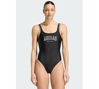 adidas Collegiate U-Back Swimsuit, Light Pink, Size 36, Women Light Pink