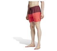 adidas - Colorblock CLX Small Logo Shorts - Swim brief size M, red