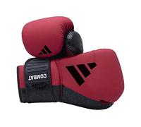 adidas Combat 50 Boxing Gloves - Red/Black, 12 oz