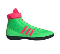 adidas Combat Speed.4 Wrestling Boots | UK 10.5 in Screaming Green/Solar Turbo/Core Black