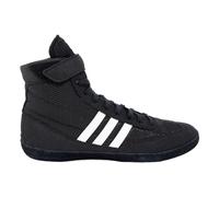 adidas Combat Speed 4 Wrestling Shoes, Black/White, 9.5