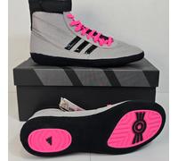 Adidas Combat Speed 4 - Wrestling Shoes - Grey / Black - Boxing MMA Grappling