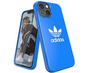 adidas Compatible with iPhone 13 Mini 5.4" Case, Originals Shaped Case, Protective Case, Bluebird