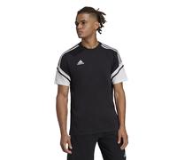 adidas Condivo 22 Mens Cotton Football T-Shirt Black Sports Top Teamwear