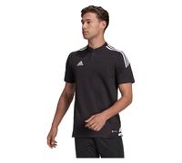 adidas Condivo 22 Mens Football Polo Shirt Black Sports Teamwear Top