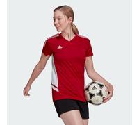adidas Condivo 22 Womens Football T-Shirt Sports Jersey Red Team Top