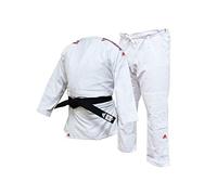 adidas Contest Judo Uniform, White Gb Stripes 650g (170cm)
