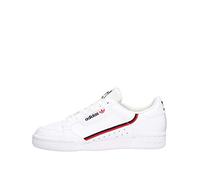 Adidas Continental 80 J Gymnastics Shoes, FTWR White Scarlet Collegiate Navy, 4 UK