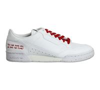 (6.5, White) Adidas Continental 80 Lace-Up White Smooth Leather Mens Trainers FU9787 (UK )