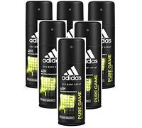 Adidas Cool Dry 48 hour Pure Game Deodorant Spray, Pack of 6 (6 x 150 ml)