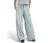 Adidas Cotton Rich Drawstring Wide Leg Joggers Light Teal