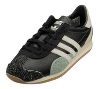 adidas Country Og Womens Fashion Trainers in Black White - 4 UK