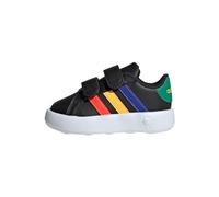 adidas Court 2.0 Cf I Low Top Trainers Unisex Kids Core Black 6 UK Child