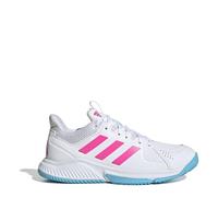adidas Court Flight Indoor Shoes Womens Volleyball White/Pink 11 UK