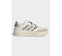 Adidas - Courtblock Bold Core White/Crystal Linen/Core Black - Girl Shoes EU 36 2/3