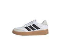 adidas Courtblock Shoes, Leather Upper, White