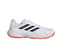 Adidas Courtjam Control 3 M Clay White/Orange SS26 Padel Shoes 46 2/3