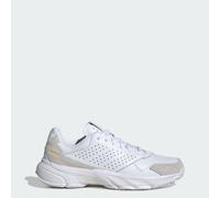 adidas Unisex Courtjam Control 3 Premium Tennis Shoes, FTWR White/FTWR White/FTWR White, 9 UK