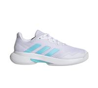 adidas CourtJam Control Carpet Women's Tennis Shoes | UK 9 in Cloud White/Bliss Blue/Cloud White