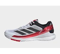 adidas Men's Crazyquick Boost Padel Shoes, Cloud White/Core Black/Lucid Red, 4.5 UK