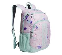 adidas Creator 2.0 Backpack (21l) Durable Small Athletic Laptop Bag, Splatter Sandy Pink/Semi Flash Aqua Blue, One size, Creator School Backpack for Girls & Boys - Durable Bookbag