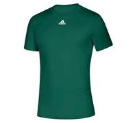 adidas Creator Short Sleeve Shirt - Mens Training, Dark Green-white, XL Tall