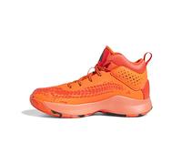 adidas Cross Em Up 5 Shoes Wide Basketball, Solar Red/Core Black/Bright Red, 4 UK