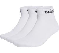 adidas Linear Ankle 3 Pack Socks White