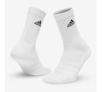 adidas Unisex Cushioned Crew Socks 3 Pairs, White/Black, 6.5-8