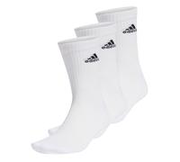 Adidas Cushioned Crew Socks Adult (3 Pairs) 8.5 - 10 White