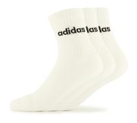adidas - Cushioned Linear Crew 3-Pack - Sports socks size 40-42, white