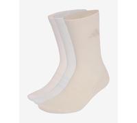 adidas Unisex Cushioned Sportswear Crew Socks 3 Pair Pack Socks, putty mauve/Distilled Pink/Frozen Purple/wonder beige, S