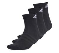 adidas Cushioned Sportswear Ankle Socks 3 Pair Juniors 2 - 3.5 Black