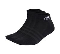 adidas Cushioned Sportswear Ankle Socks 3 Pairs 'Black' IC1277 S