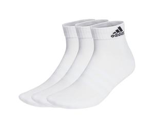 adidas Cushioned Sportswear Ankle Socks 3 Pairs 'White' HT3441 L