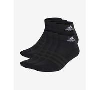 adidas Cushioned Sportswear Socks Jet Black (6 Pairs) - XL
