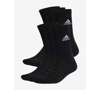 adidas Cushioned Sportswear Socks Jet Black (6 Pairs) - XS