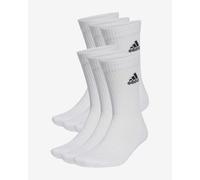 adidas Cushioned Sportswear Socks White (6 Pairs) - XL