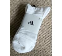 ADIDAS Cushioned SPW CREW SOCKS White Arch Support 62% Cotton IA3949 adi1