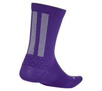 Adidas Cycling Reflective Socks UK 8.5-10 Solar Purple
