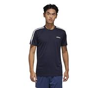 adidas D2M 3-Stripes Short Sleeve T-Shirt, Men, Legend Ink/White (Multicoloured), S