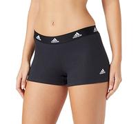 adidas Damen Boxer Shorts-Sport Active Flex Ribbed Hipster Panties, 000 Black, XL