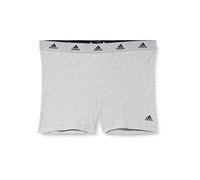 adidas Damen Boxer Shorts-Sport Active Flex Ribbed Hipster Panties, 202 Heather Grey, L