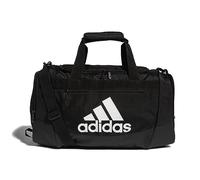 adidas Defender 4.0 Duffel Bag Durable Athletic Sports Gym Travel Bag for Men and Women, Black/White, Small (38 L), Defender 4 Small Duffel Bag