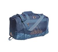 adidas Defender 4 Medium Duffel Bag, Preloved Ink Blue/Stone Wash Preloved Ink Blue/Rose Gold, Small (38L), Unisex Defender 4.0 Gym Duffel Bag for Men and Women
