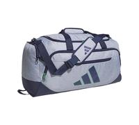 adidas Defender 5 Large Duffel Bag (100 L), Twill Grey/Dark Blue/Green Semi-Short, Taille Unique, Defender 5 Medium 59L Duffel Bag