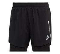 adidas Designed 4 Running 2-in-1 Shorts 'Black White' HN8023 XXL