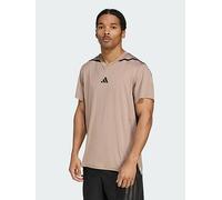 adidas Designed for Training Pro-Series Tee, Brown, Size L, Men Brown