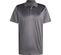 adidas Designed To Move 3 Stripes Mens Training Short Sleeve Polo Shirt - Grey