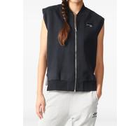 adidas diagonal-panel zip vest - Black XS